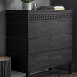 Agra Four Drawer Chest  in Teak, Mahogany, Mindy Ash and Mango Wood