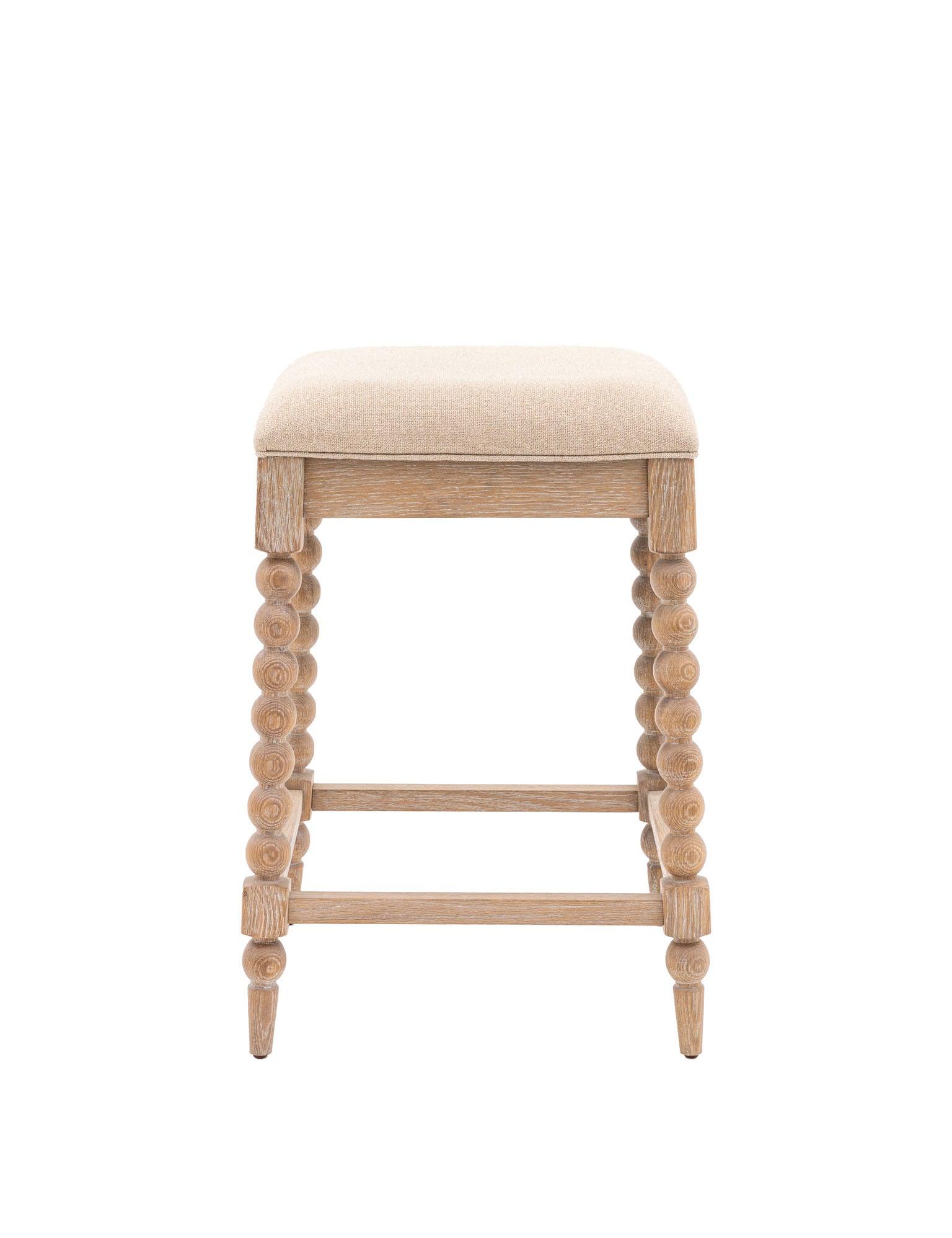 Oak bar Stool with Bobbing detail