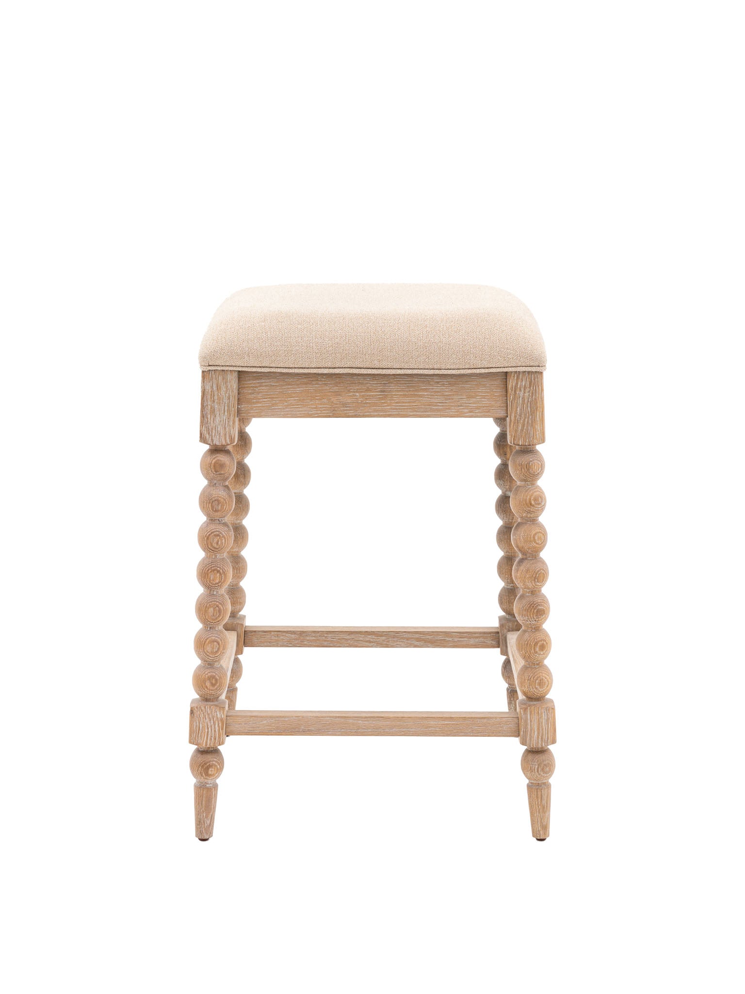 Oak bar Stool with Bobbing detail