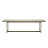 Wooden dining bench