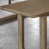 Wooden dining bench