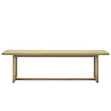 Wooden dining bench