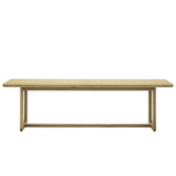 Wooden dining bench