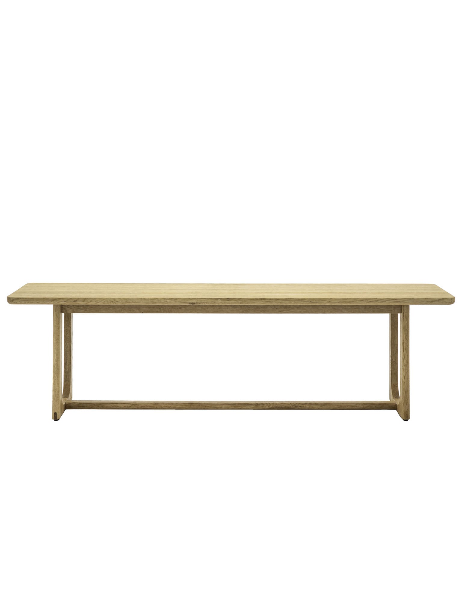 Wooden dining bench