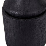 Marlina Black Wood Table Lamp