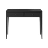 Two Drawer Console Table in Black