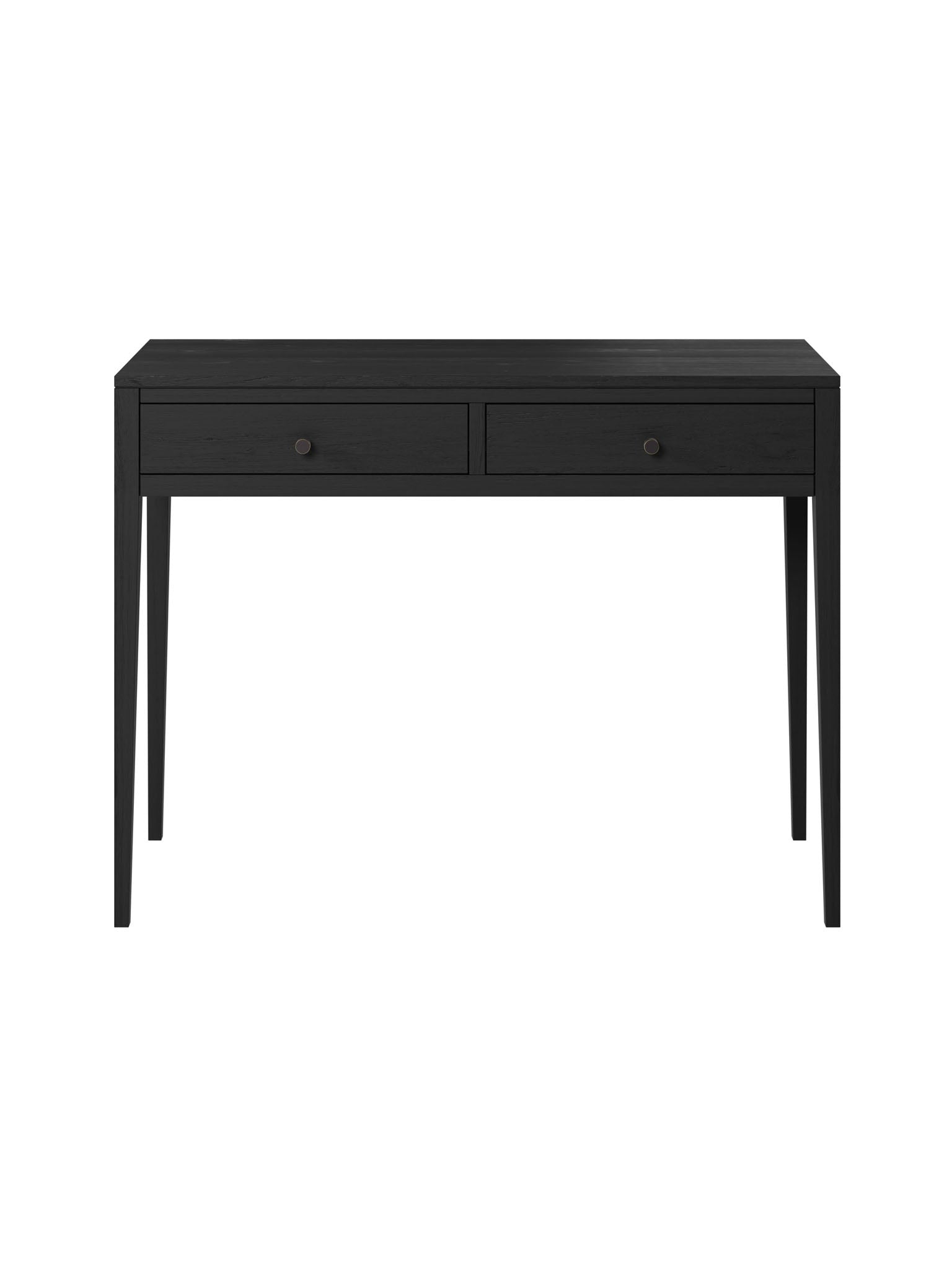 Two Drawer Console Table in Black