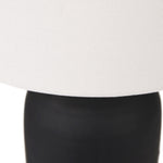 Matt Black Ceramic Table Lamp