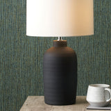 Matt Black Ceramic Table Lamp