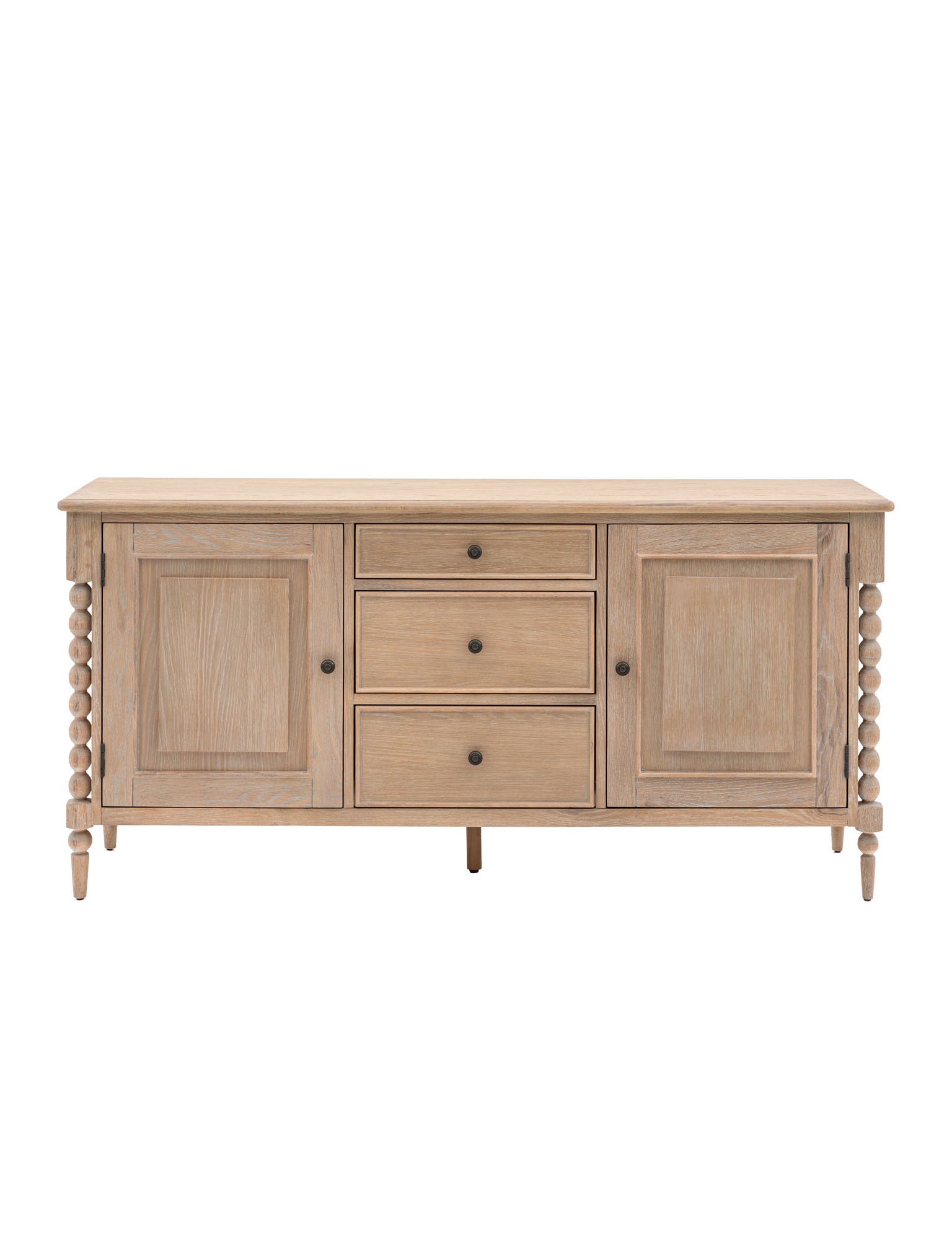 2 Door 3 Drawer Sideboard with Bobbled Legs