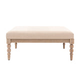 Oak lime wash bobble leg Coffee table