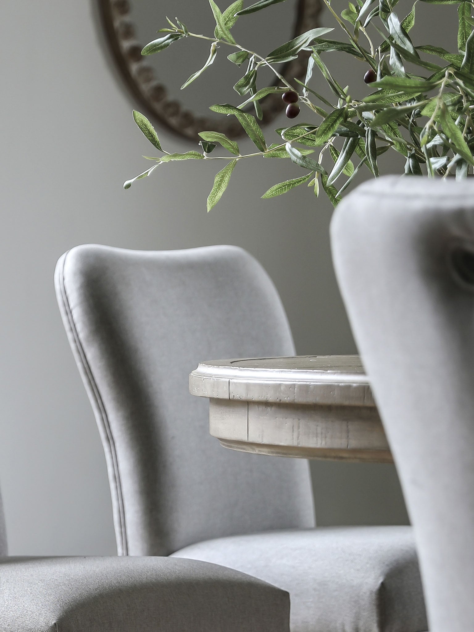 Fabric upholstered chairs