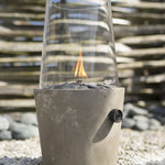 Round Gas Fire Lantern