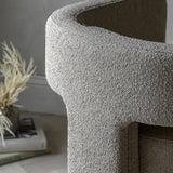 Cream fabric armchair