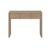 Ribbed Oak Desk
