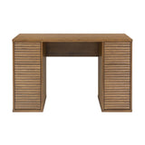 Charleston Ribbed Walnut Desk