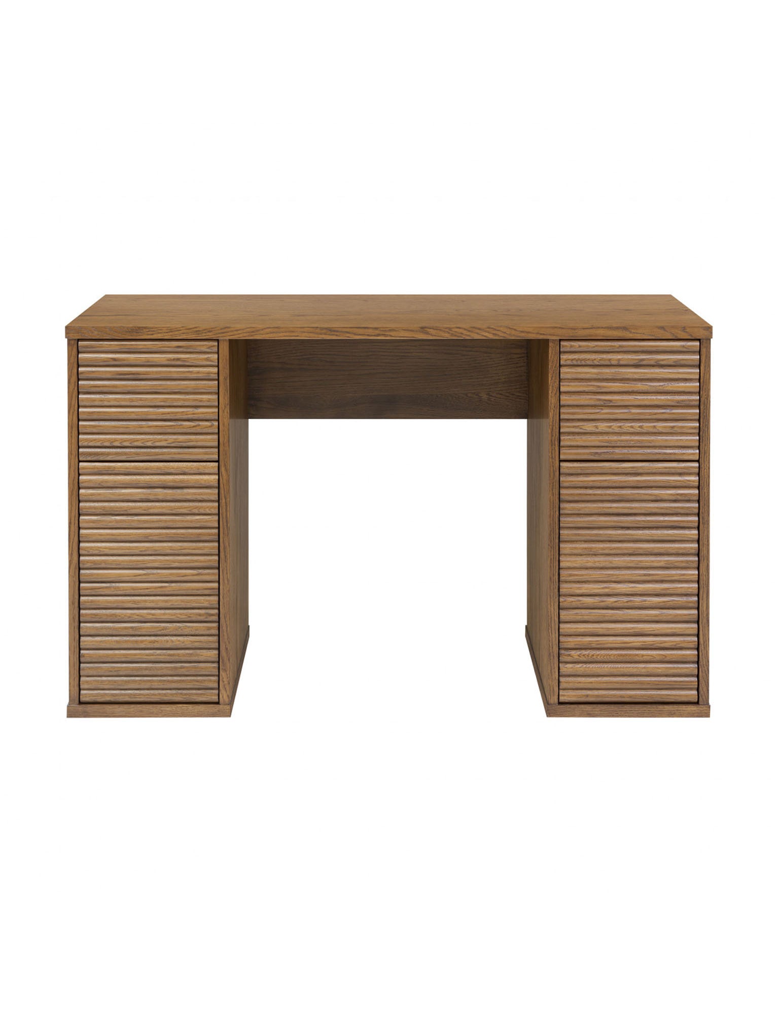 Charleston Ribbed Walnut Desk