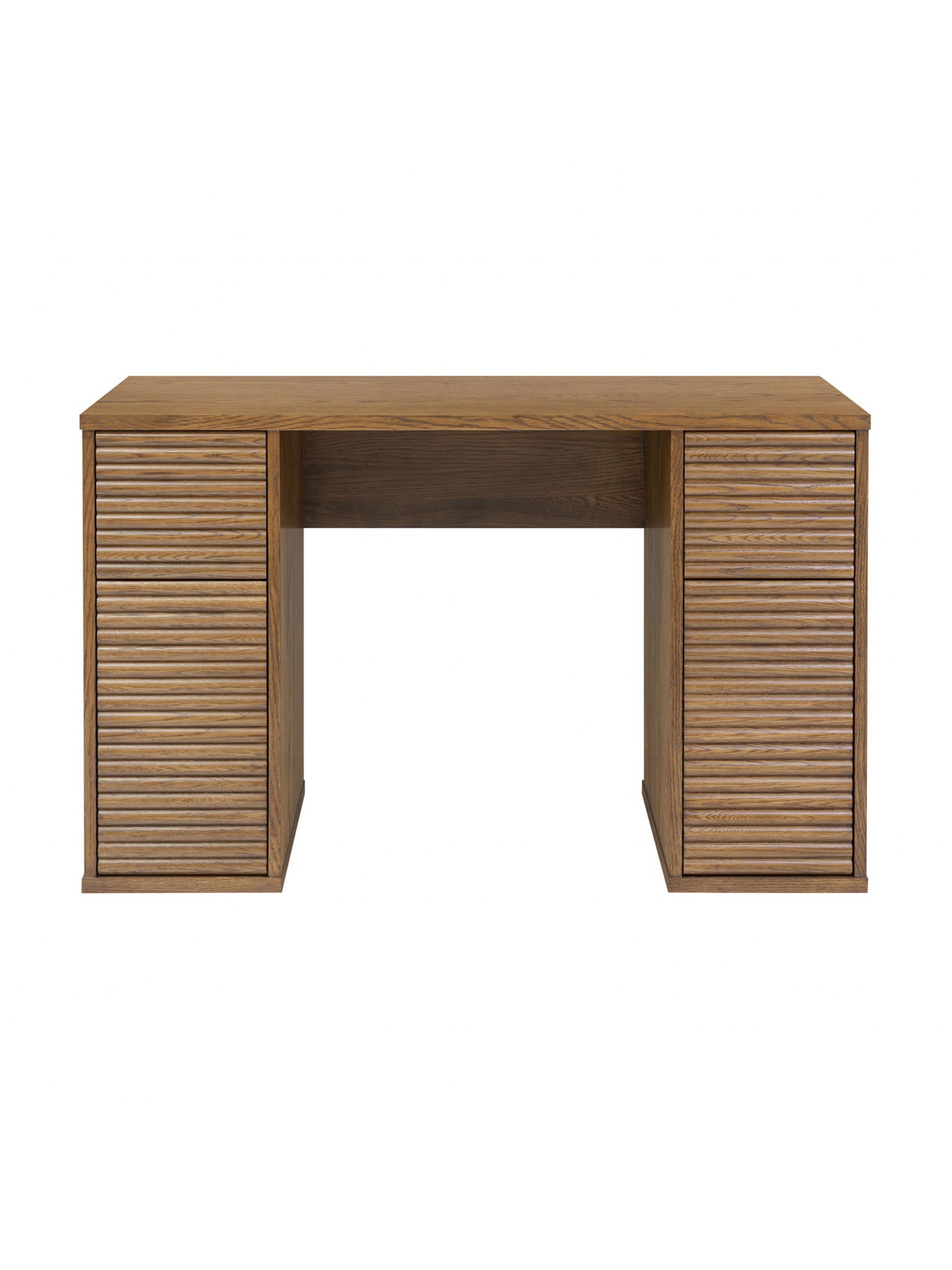 Charleston Ribbed Walnut Desk