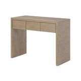 Ribbed Oak Desk