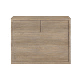 Ribbed Willow oak chest of drawers