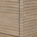 Ribbed Willow oak chest of drawers