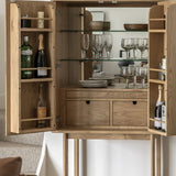 Oak style Drinks Cabinet