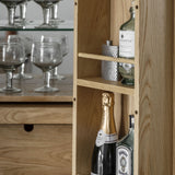 Oak style Drinks Cabinet