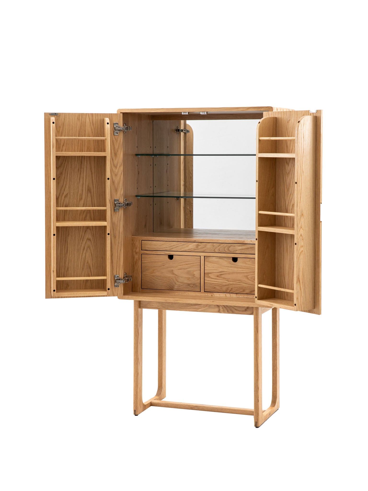 Oak style Drinks Cabinet