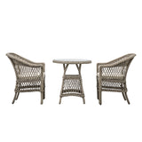 Stone colour bistro set