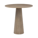 Ribbed Occasional Table | Aged Oak
