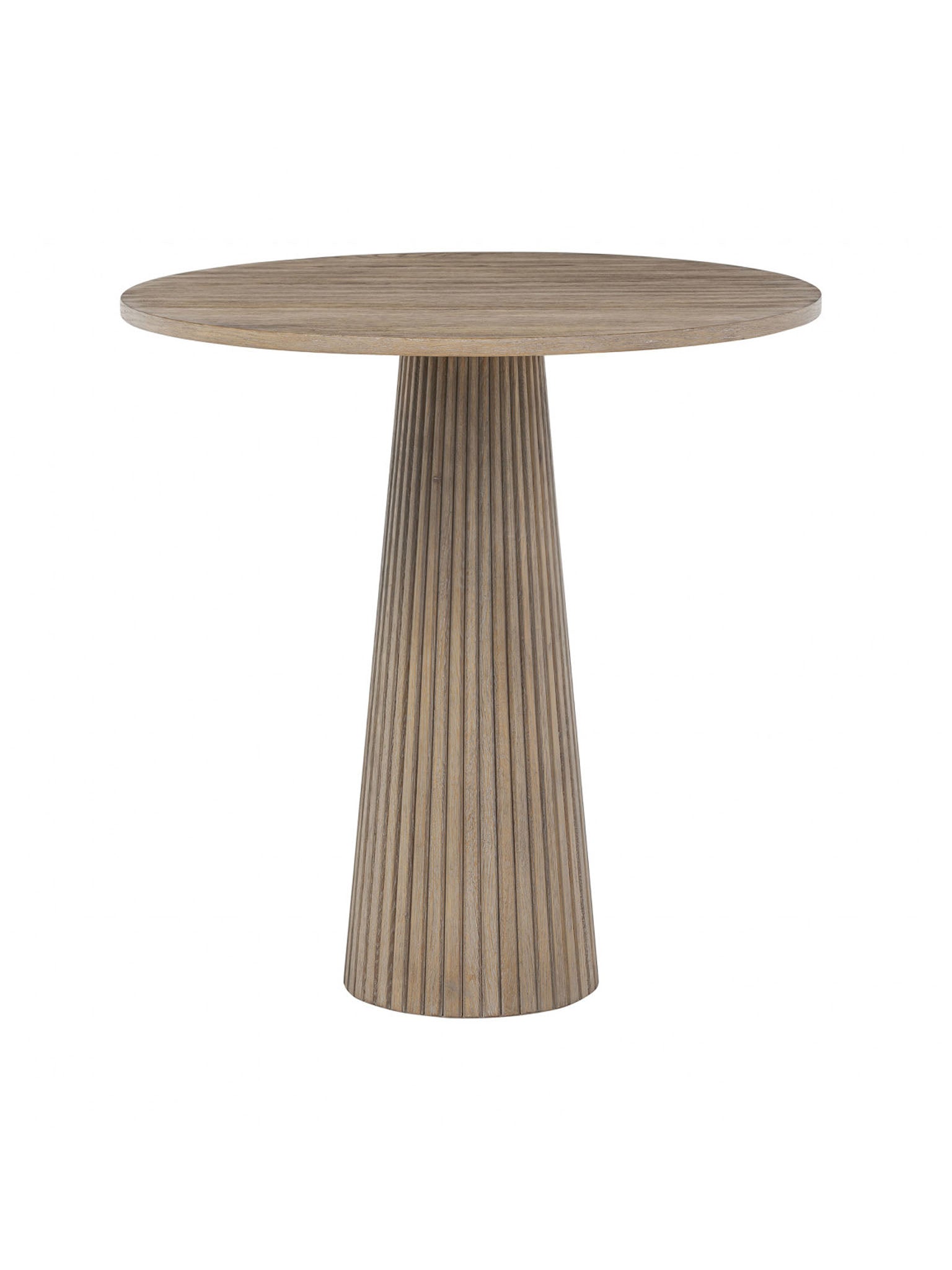 Ribbed Occasional Table | Aged Oak