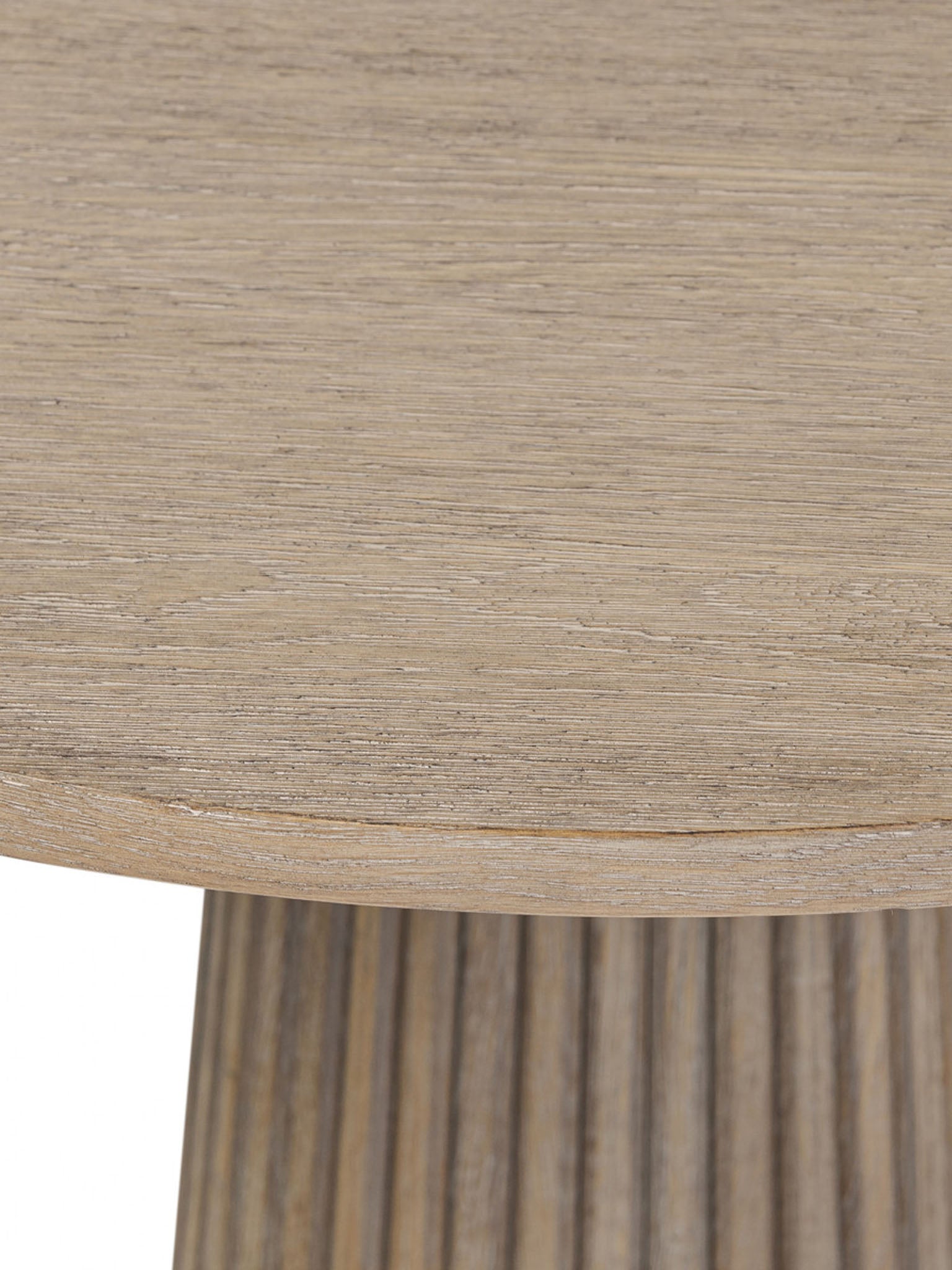 Ribbed Occasional Table | Aged Oak
