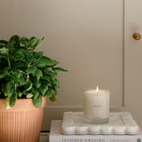 Scalloped Marble Tray
