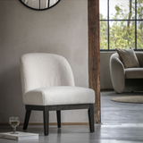 cream low chair
