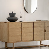 Oak cromer sideboard 4 doors