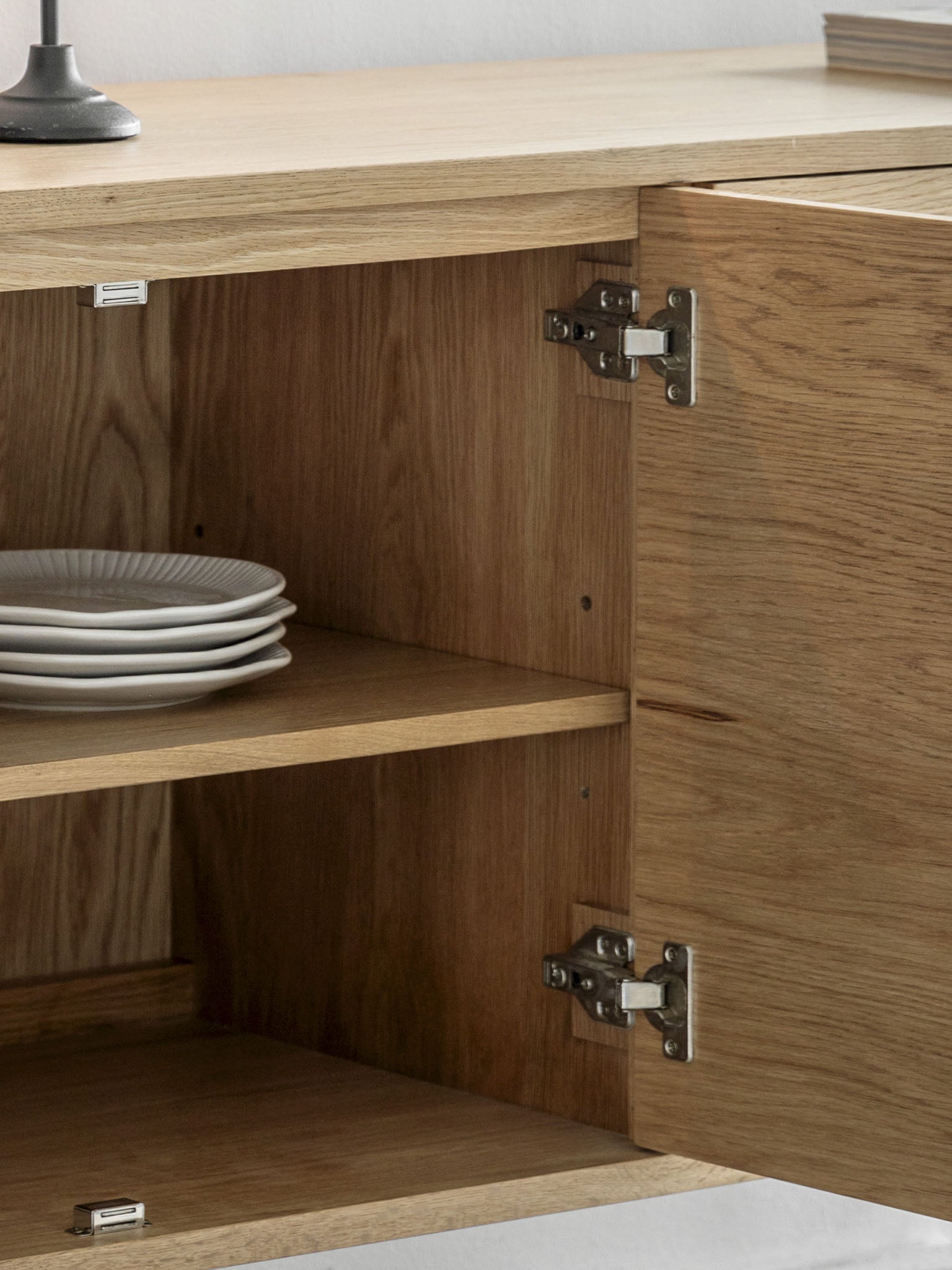 Oak cromer sideboard 4 doors