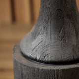 Marlina Black Wood Table Lamp