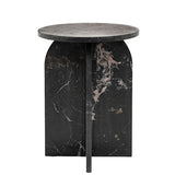 Black Marble Side Table