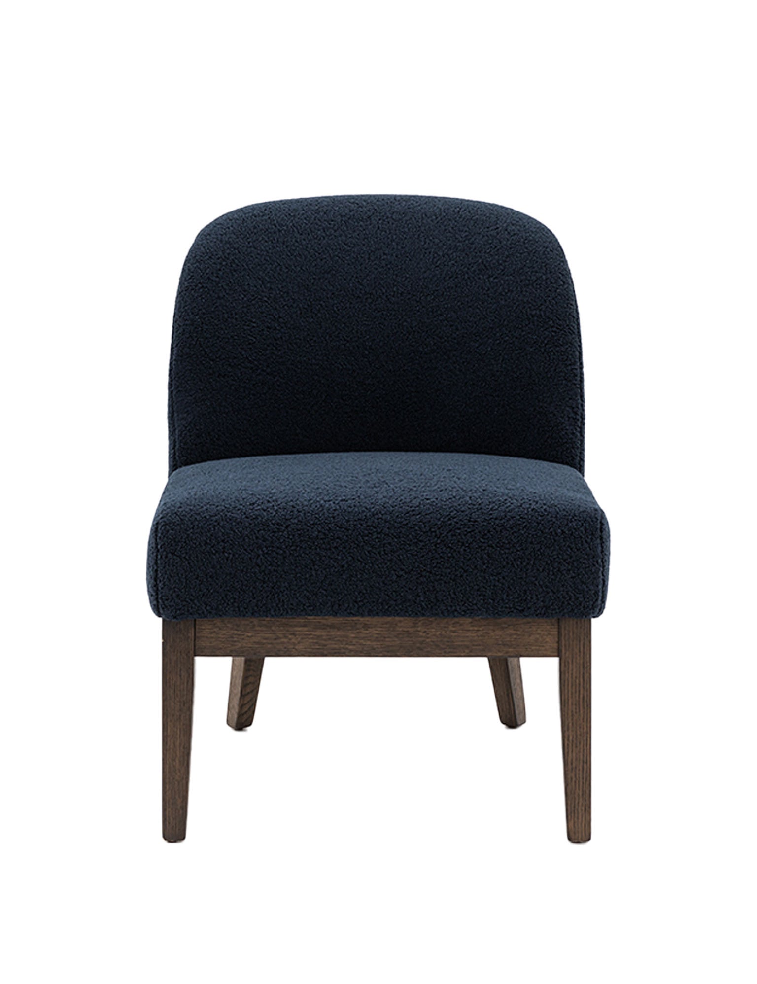 blue low chair