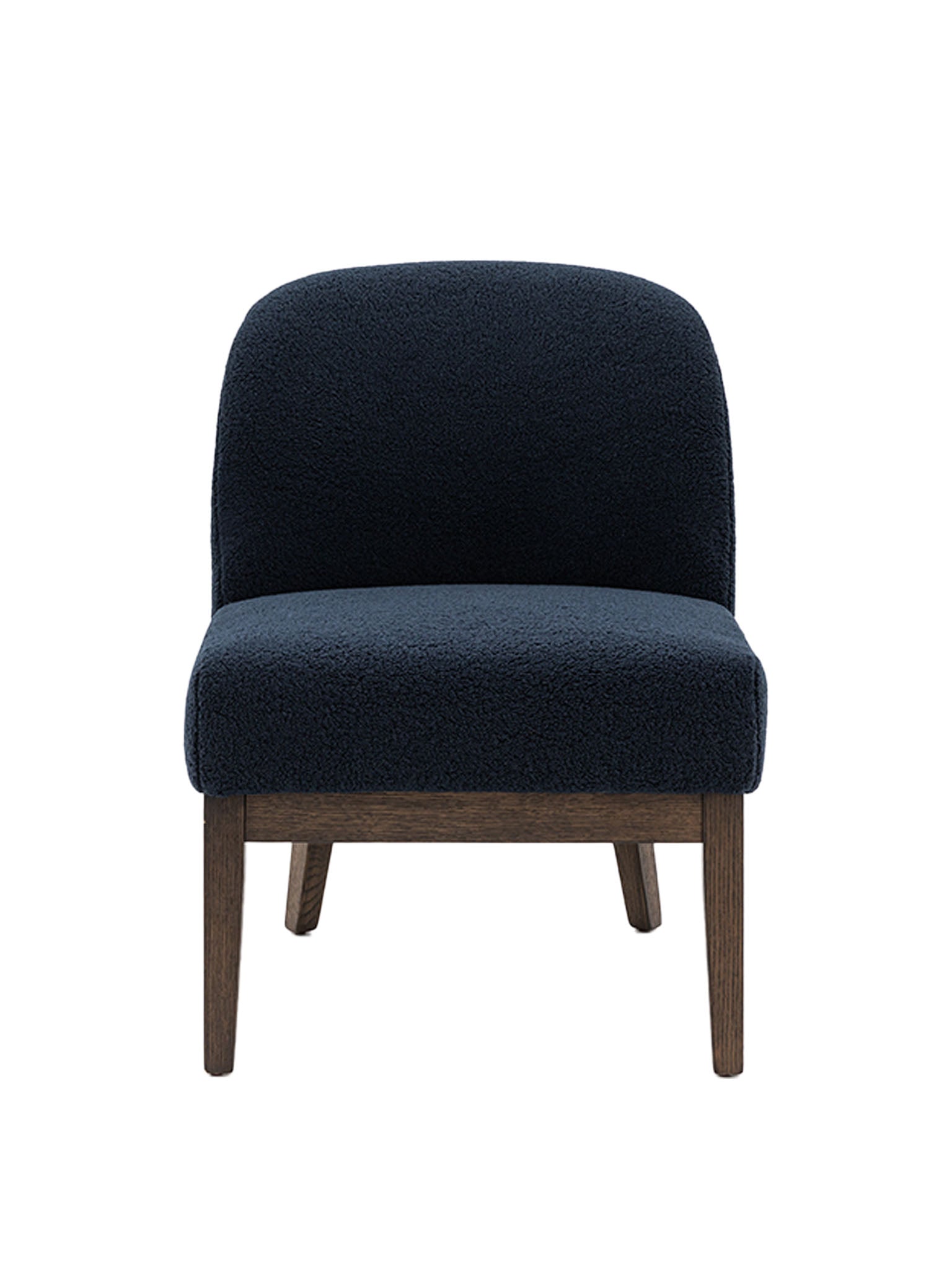 blue low chair