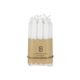 White Taper Candles Bundle of 10