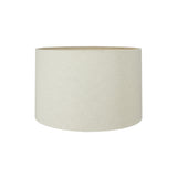 Gino Cream Self Lined Linen Drum Shade