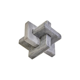solid grey marble decorative knot