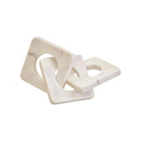 White Marble Three Link Chain