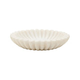 solid marble fluted bowl