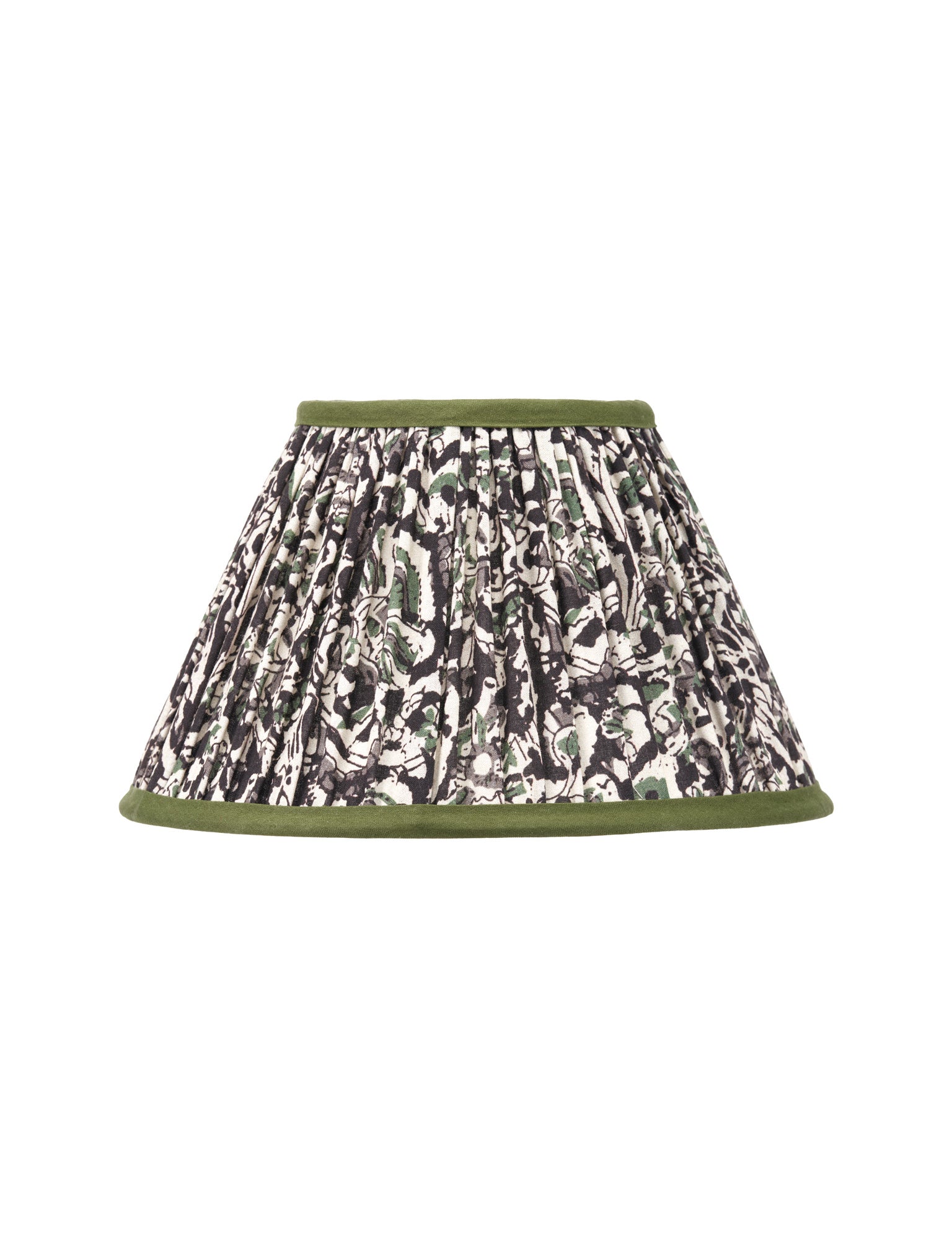Millicent Green Floral Pleated Shade