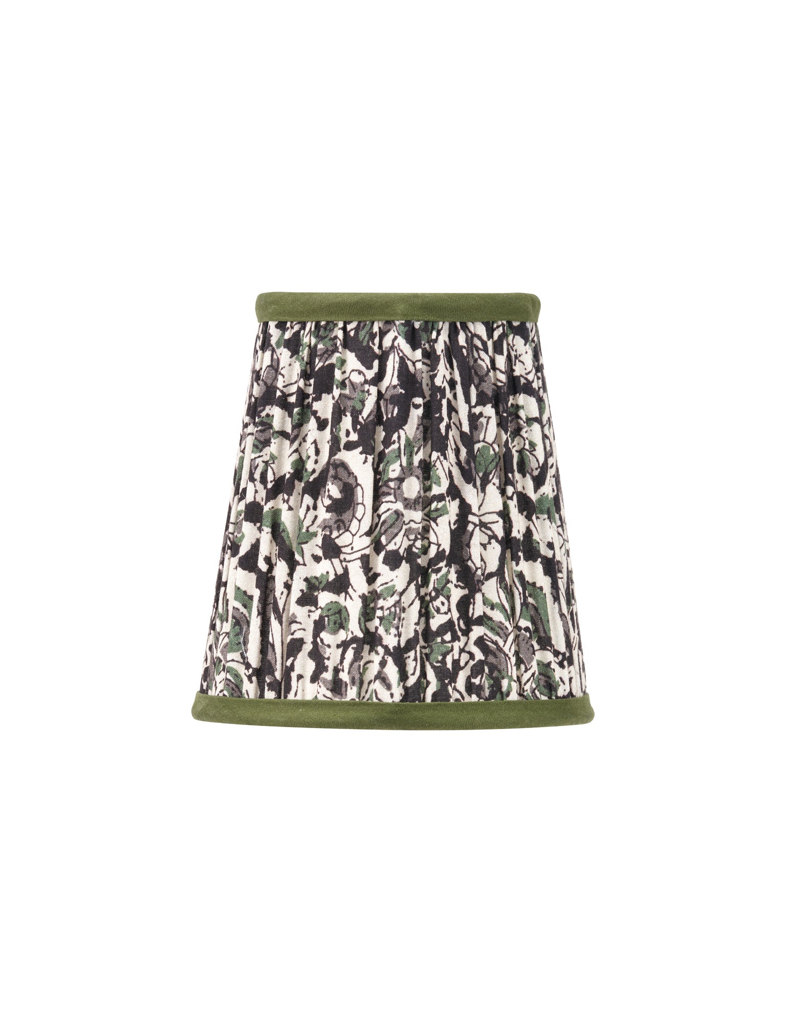 Millicent Green Floral Pleated Shade