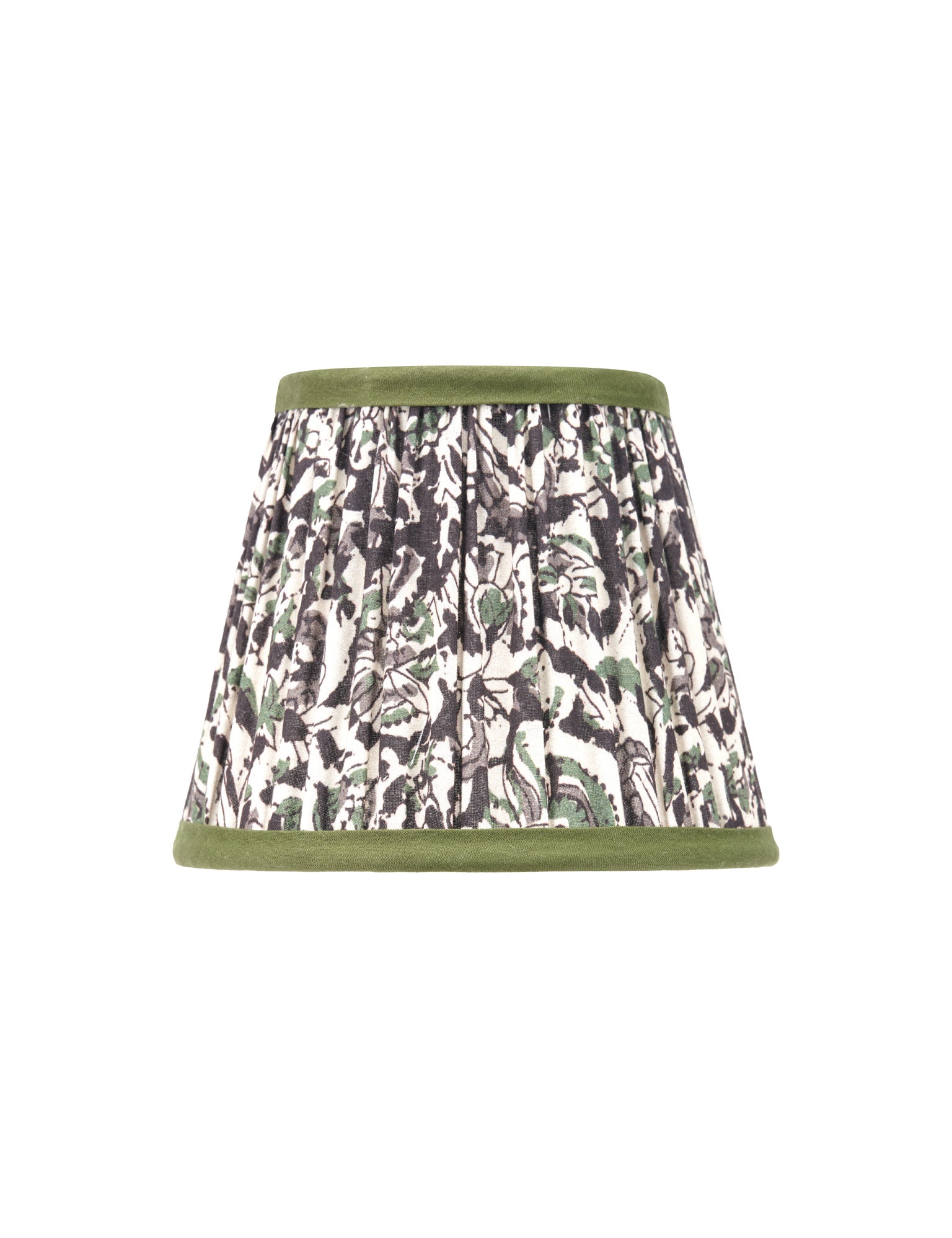 Millicent Green Floral Pleated Shade