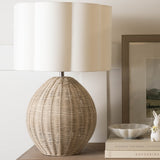 Nantucket Lamp with Rosie Shade