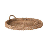 Large Round Natural Seagrass Tray